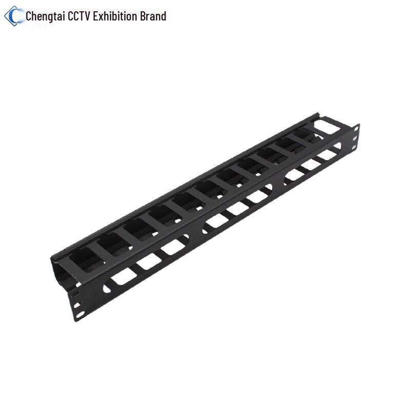 19-inch 1U Rack Mount Network Cable Management Panel