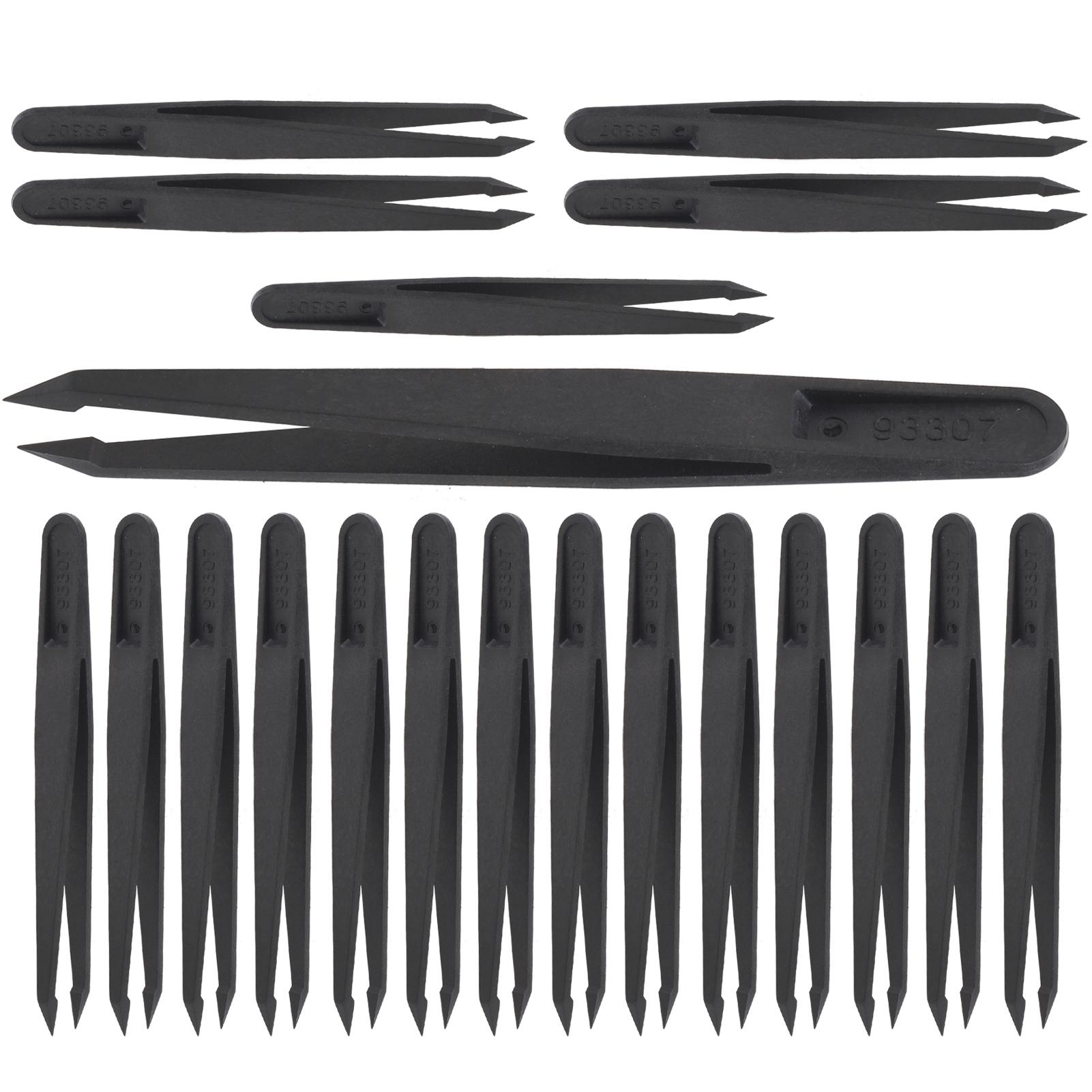 

20 шт. пинцетов антистатических из углеродного волокна для ремонта телефонов, часов, электроники 93307