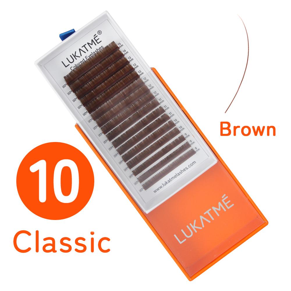 10PCS/SET LUKATME Premade Fans False Eyelashes 3D-7D W Shape Curl D 8-15mm Mix 3D 4D 5D 6D 7D Wholesale Eyelash Extensions