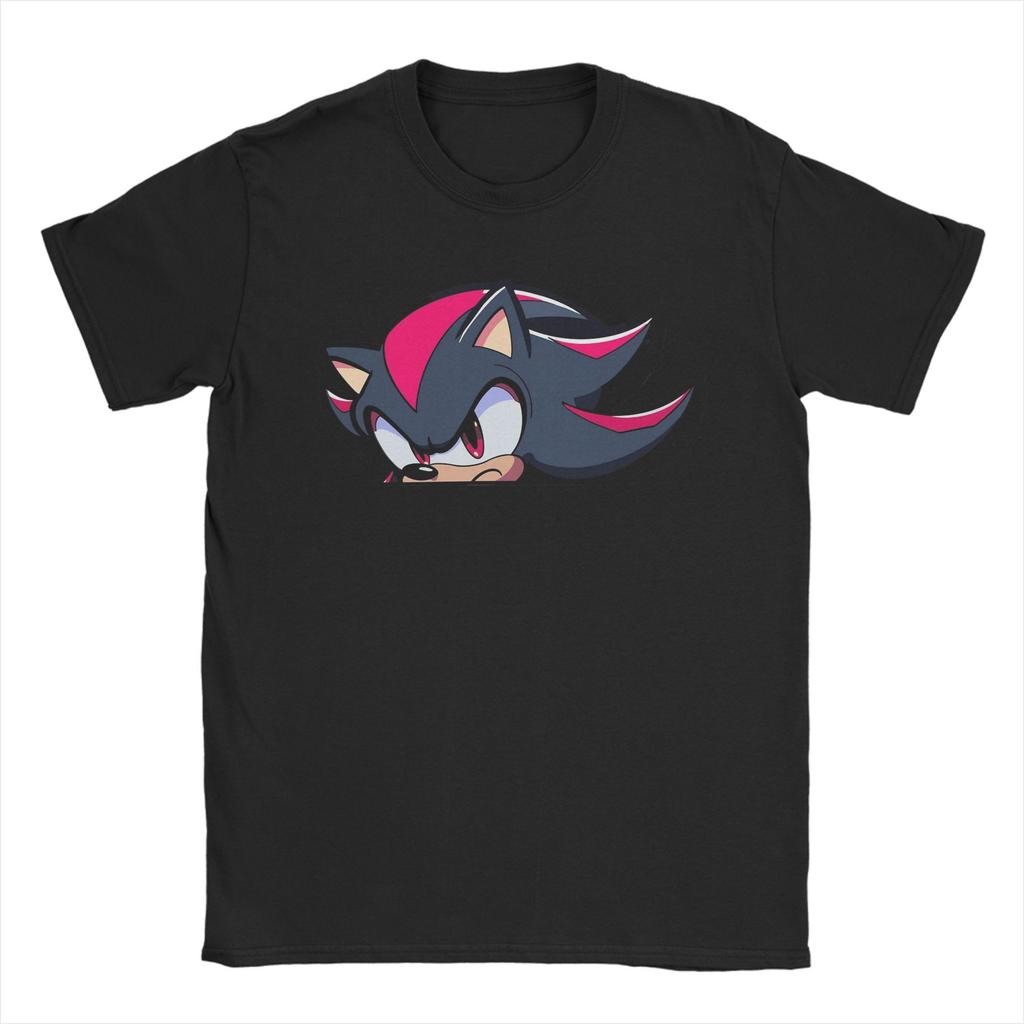 S-Shadows Cool H-Hedgehoged T Shirts Men Cotton Vintage T-Shirt Round Neck  Tees Short Sleeve Clothing Printing