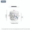 Wutuo Ceramic Double-Lid Stew Pot