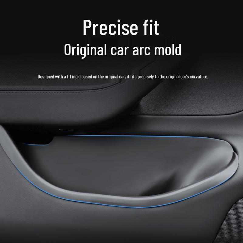 

Tesla Model Y Door Storage Box with Emergency Pull Handle Ring - Full Coverage Mat No Size