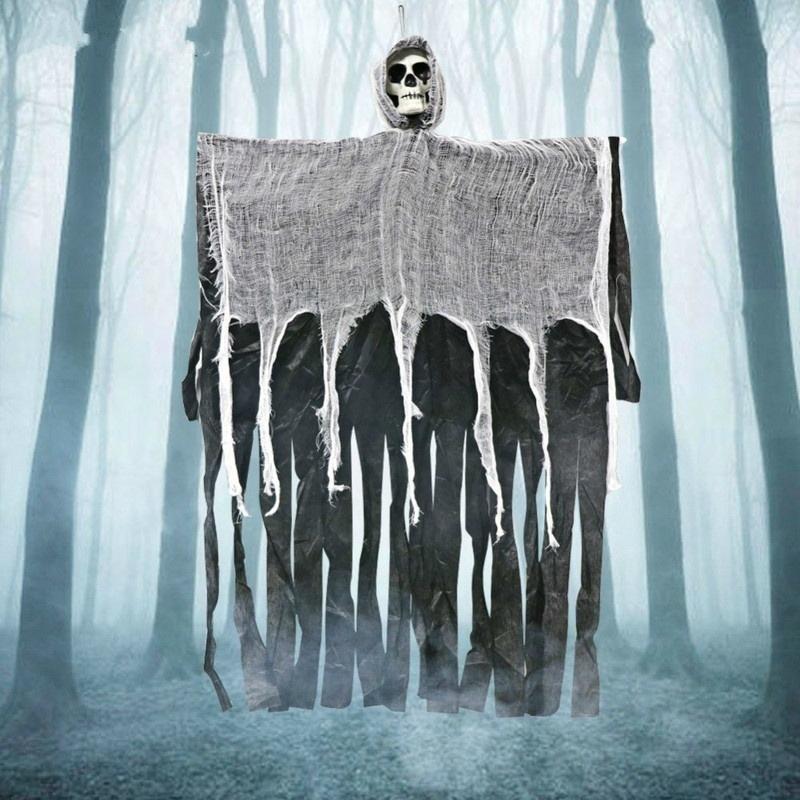 

Украшение на Хэллоуин 100 см Подвесной Призрак Дом с Привидениями Подвесной Мрачный Жнец Ужасный Реквизит Бар Клуб Украшения на Хэллоуин 1