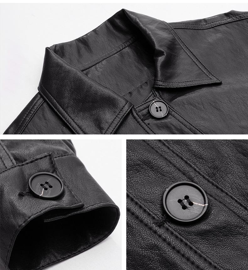 Women's Versatile Motorcycle PU Leather Jacket - Spring/Autumn 2025 Collection, Style XG9969