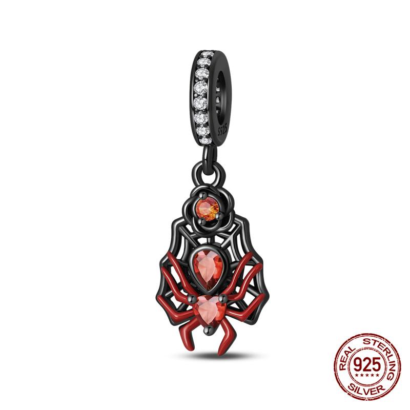 New In Original Charms Copper Glow In Skull And Pumpkin Charms Beads Fit 3Mm Original Bracelet For Women Diy Jewelry Gifts