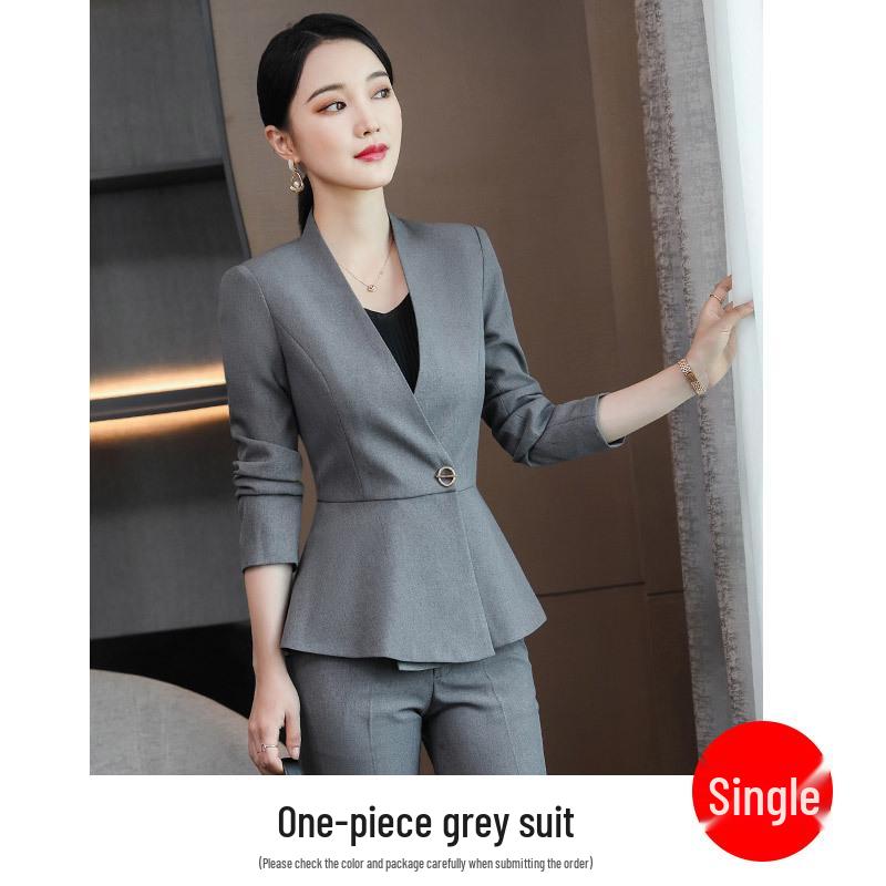 Elegant Goddess Style Professional Suit for Receptionists and Hotel Managers