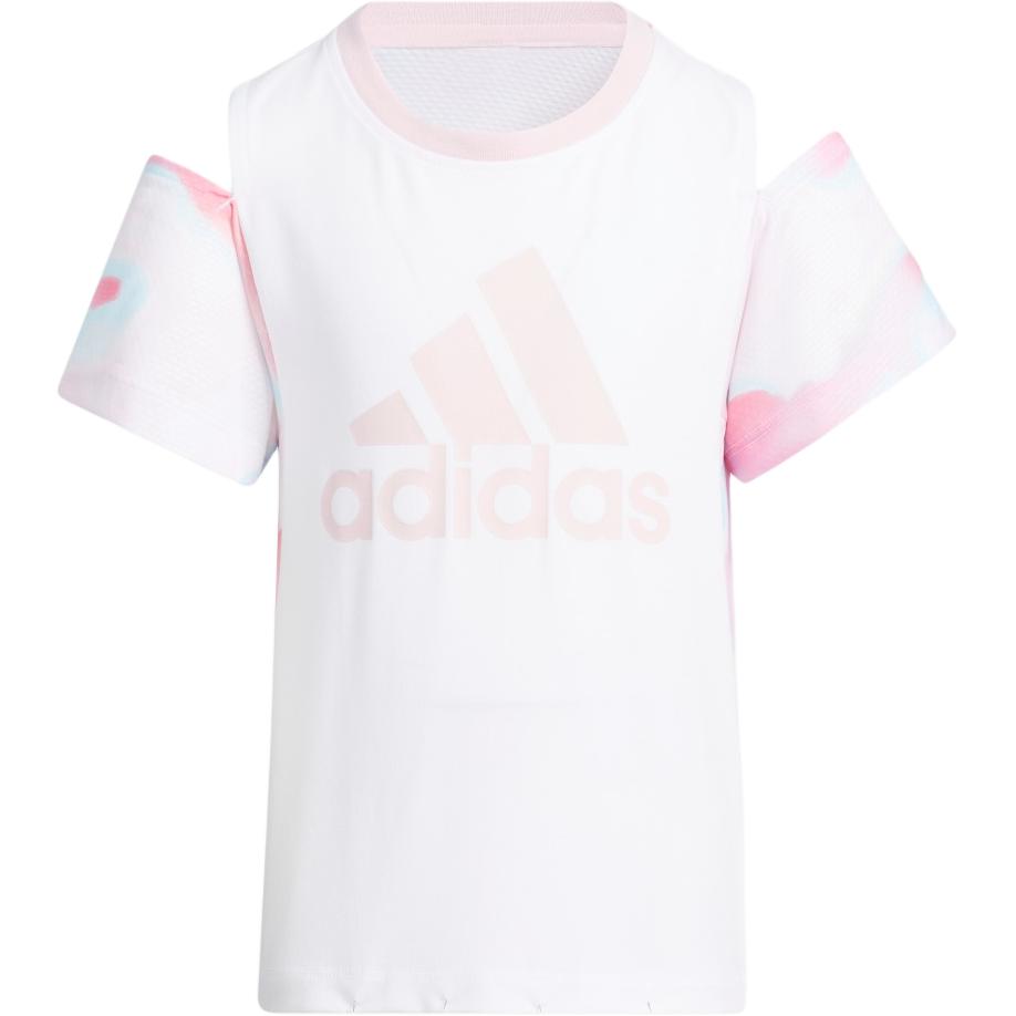 Adidas T Shirt Clear Pink Kids HE0036 116
