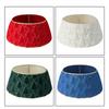 Alternative Stereoscopic Tree Bottom Surrounder Party Display Christmas Tree Collar Red and Green Felt Decorations Tree Skirt