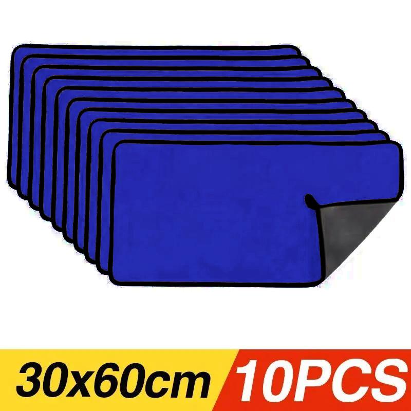 

30*60см Полотенца для мойки автомобиля Чистящая ткань Впитывающая Сухая ткань Универсальное полотенце из микрофибры Утолщенное Желтое