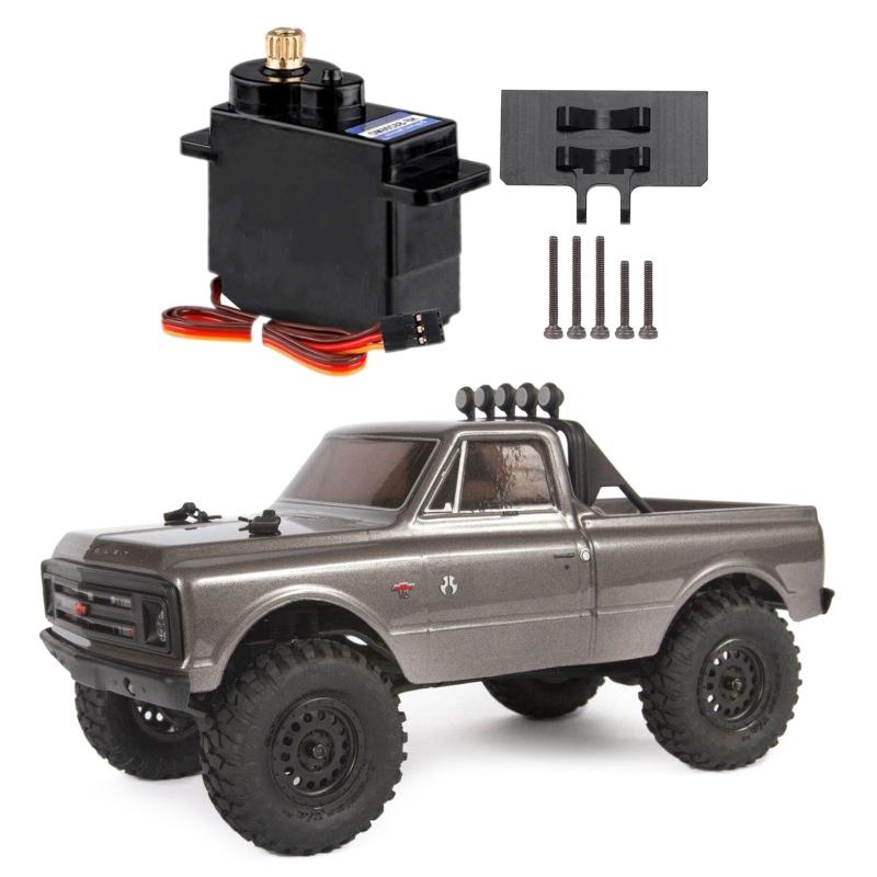 RC Transmission Gear & Bracket Crawler Car Replaceable Part Gear High Speed Assembly Device of SCX24 90081 AXI00002