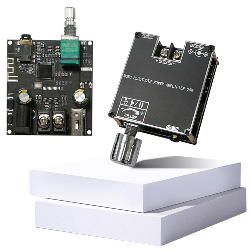 ZK-301B Mono 30W Mono Audio Power Amplifier Module Support Wireless TWS Bluetooth-Compatible 5.1 DC9-24V for DIY BT Speaker Kit