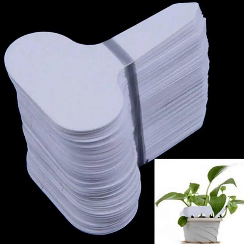 100pcs Gardern Labels for Plants,T Type Plant Labels,Plant Labels,Garden Labels Plastic,Garden Tags for Succulents Label