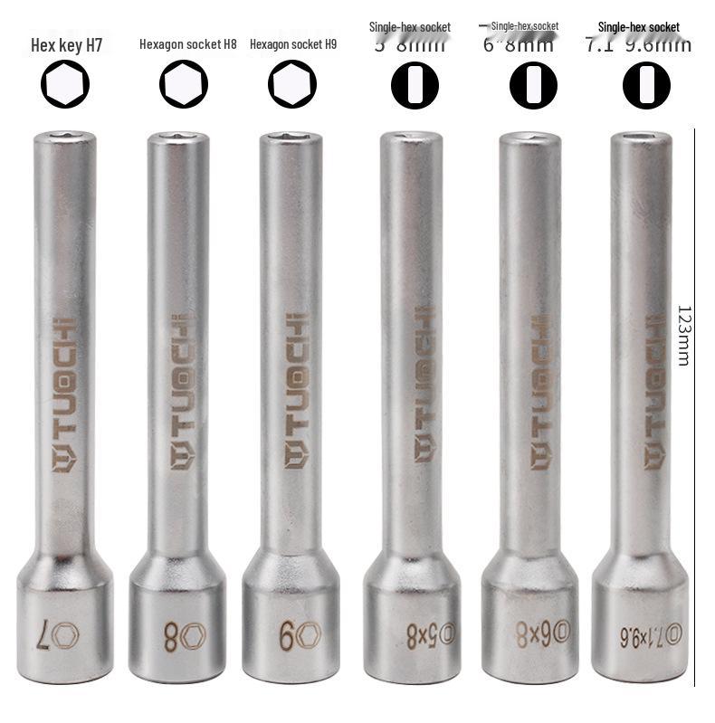 18-Piece Shock Absorber Top Mount Bolt Removal & Assembly Tool Set for Auto Repair