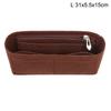 1PZ Organizer Borsa in Feltro, Organizer per Trucco, Rivestimento Perfetto per Borse da Donna di Marca e Pochette per Cosmetici