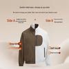 Langdeng Men's Reversible Fleece Stand-Collar Jacket