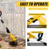 20V Cordless Electric Handheld Tiller 6.7" Tilling Depth Adjustable Height Garden Soil Cultivator