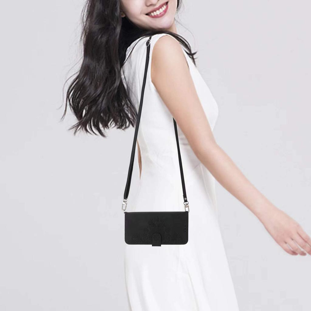 For Xiaomi Redmi Note 13 Pro+ 5G Case Crossbody Leather Phone Cover with Card Slots