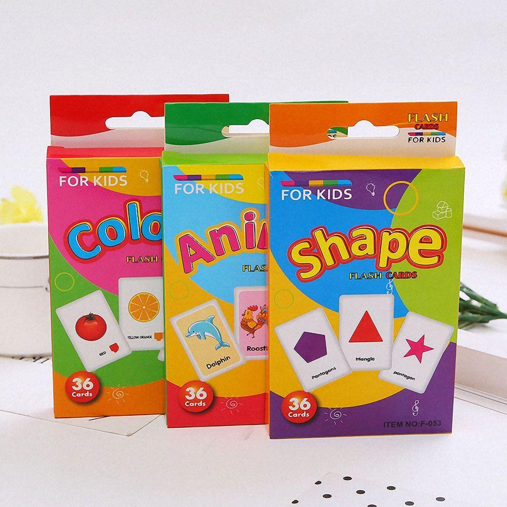 

Animals Alphabet Color Early Learning Flash Cards Learning Cards Memory Training Educational Toy 08