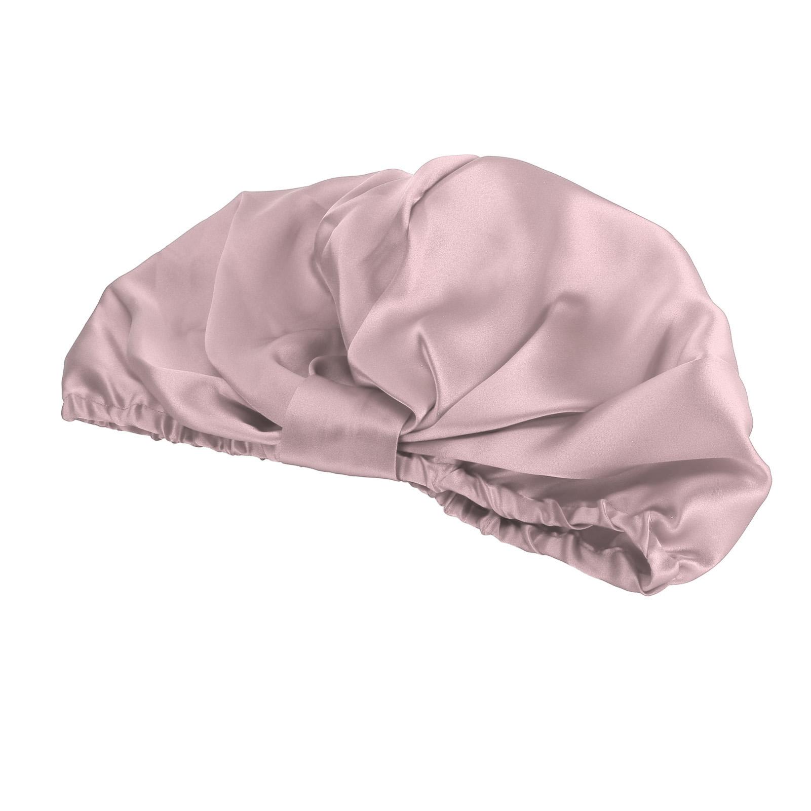 Bonnet en Soie pour Cheveux Réduit les Frictions Nœuds Bonnet en Soie pour Soin des Cheveux Nocturne
