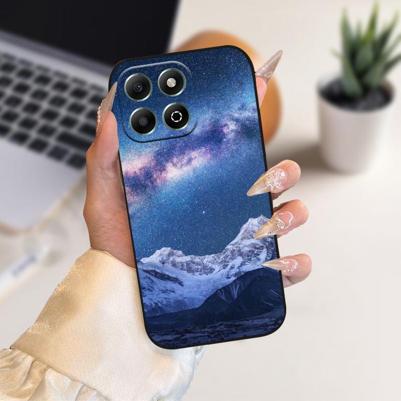 

Чехол для Honor X6b JDY-LX2 Funda Модный Цветок Мягкий Силиконовый Задний Чехол Чехол для Телефона Для Honor X6a X6 4G X6a Plus Coque Бампер - Honor X6a Plus