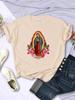 Our Lady of Guadalupe Womens Tee Clothing Street Creativity Tops Hip Hop Fashion Short Sleeve Breathable Casual WoUnisex T-Shirts