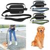 Dog Walking Waist Leash Adjustable Length Waist Dog Running Leash Dual Handles Dog Running Belt for Small Medium Large Dogs