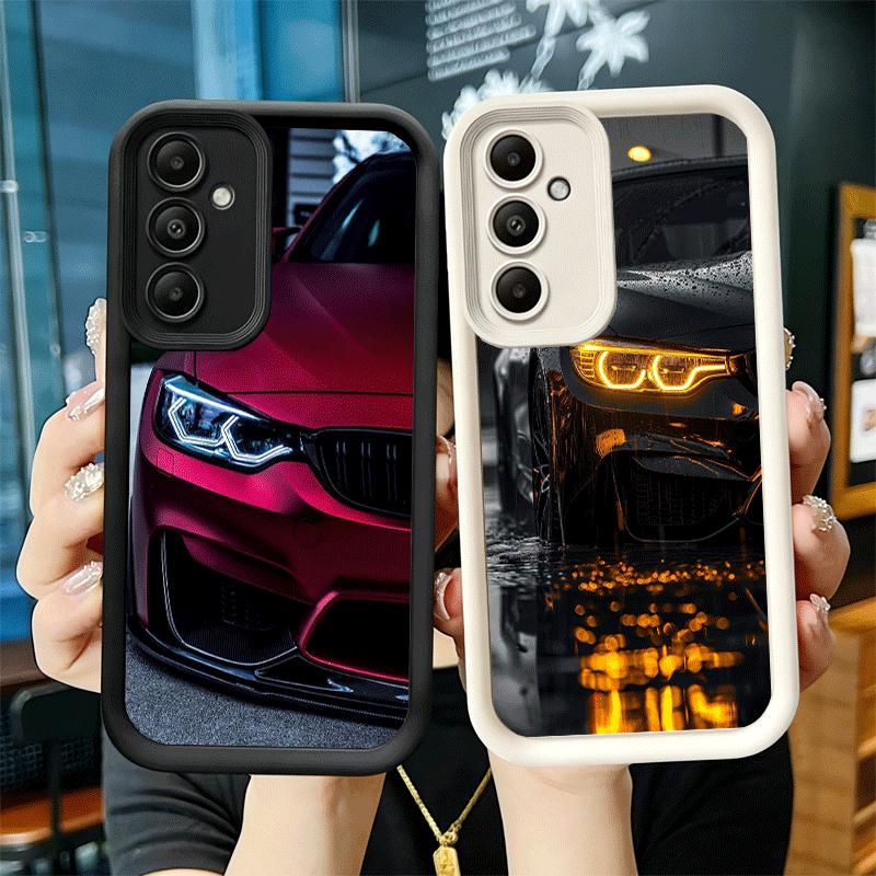 Handyhülle für Samsung Galaxy A17 A16 A15 A14 A13 Blau Rot Auto für B-Bmwes A56 A36 A26 A55 A35 A25 A54 A34 A24 A53 A33 A23 A07 A