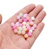 50-200pcs 4/6/8/10mm Acrylic Jelly Color Beads Round Spacer Loose Bead for DIY Earrings Bracelet Jewelry Making Accessories