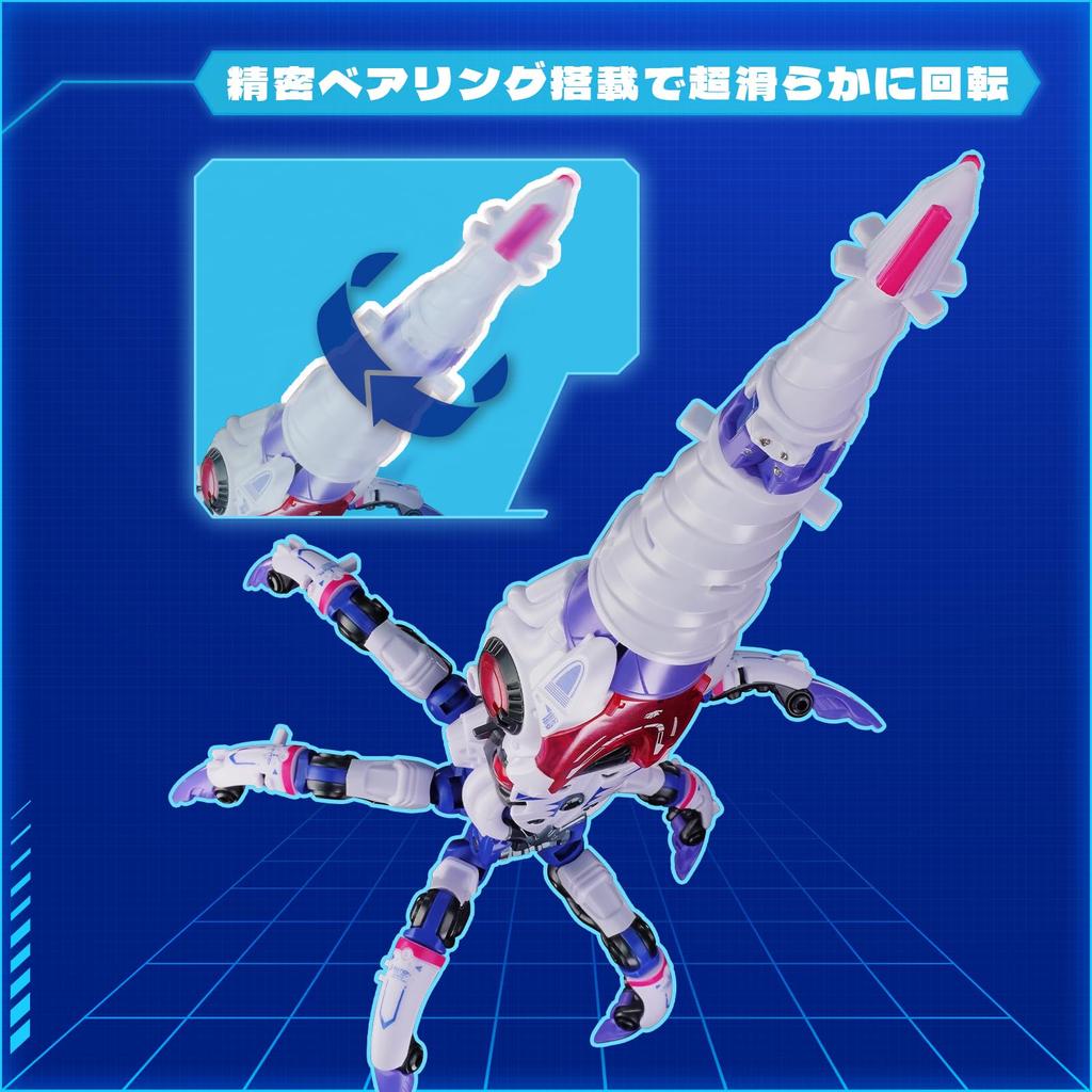 52TOYS BEASTBOX BB-52VV VIOLET VORTEX Transforming Toy, Pre-painted, Highly Articulated Action Figure, Animal, Marine Life, Mech, Robot, Cube,