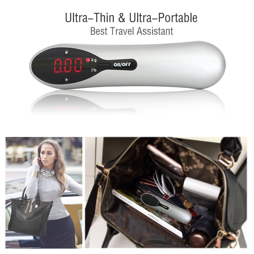 Mini Handheld Portable Electronic Luggage Scale for Travel Suitcases