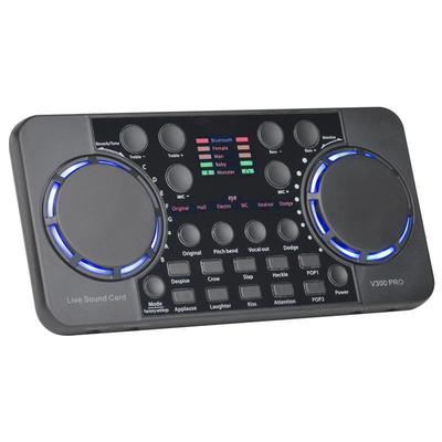 V300 Bluetooth Live-Soundkarten-Set für Mobil & PC mit Hallfunktionen für Streaming & Broadcasting