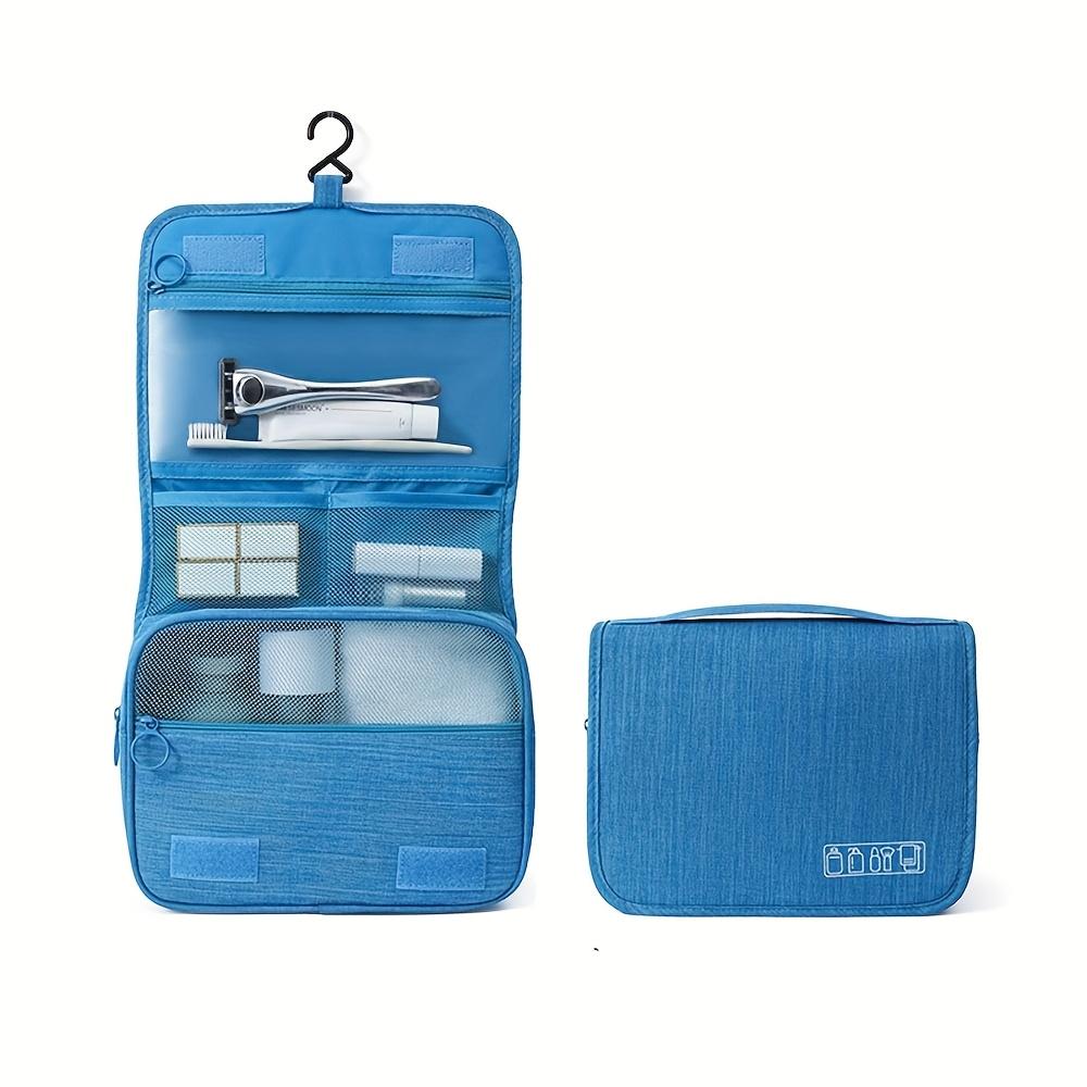 Travel Cosmetic Bag with Hook Portable Large Capacity Makeup Organizer for Toiletries and Multi-Functional Storage Pouch