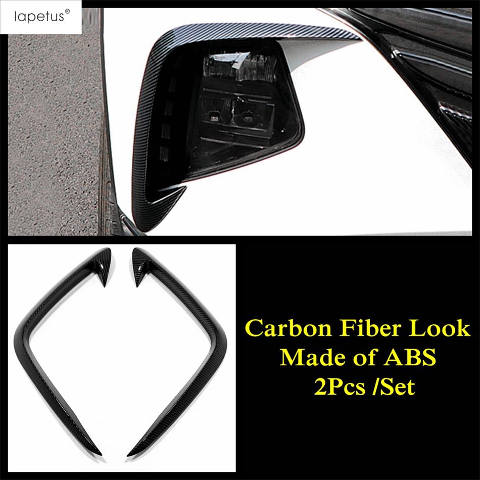 For Hyundai Tucson NX4  -  Front Fog Light Lamp Eyebrow Eyelid Strip Cover Trim ABS Chrome / Black Accessories Exterior