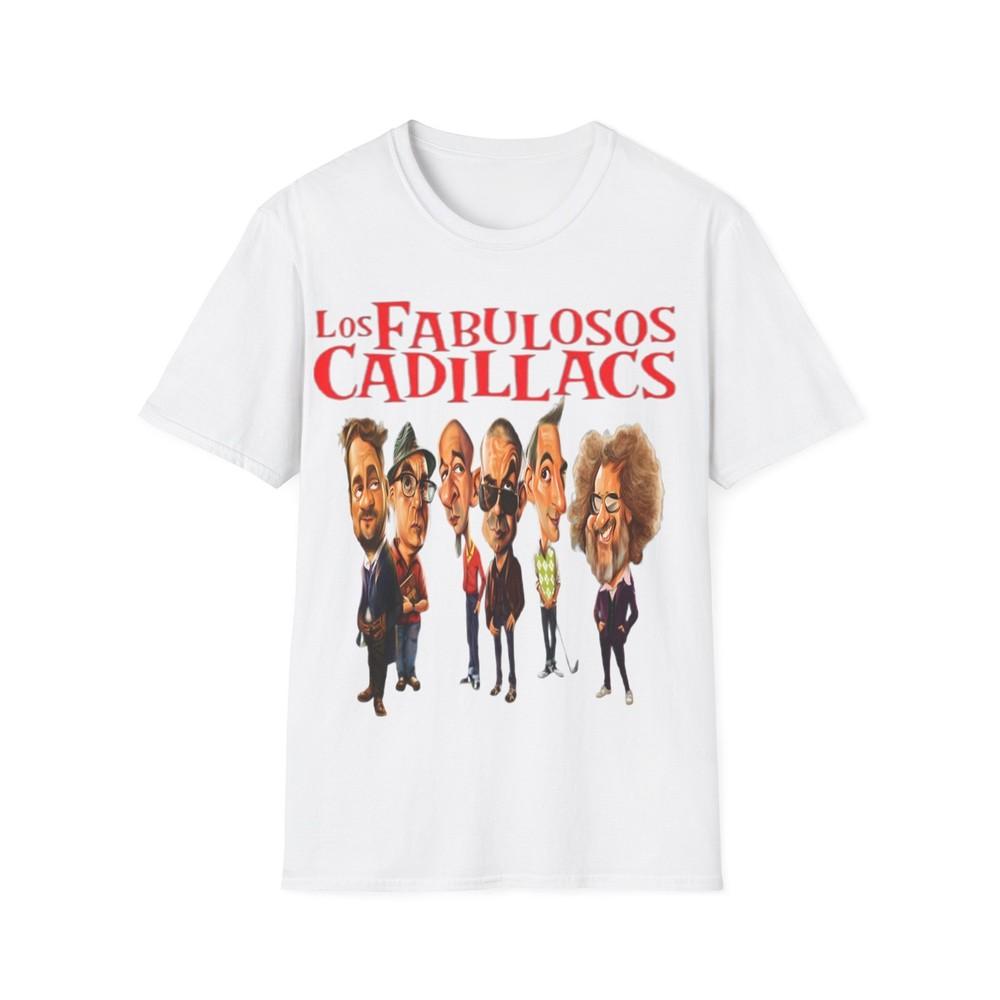 

Soft Cotton T-Shirt. Los Fabulosos Cadillacs shirts 4XL