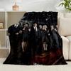 1PC Vampire Movies Flannel Blanket Gift, Suitable for Both Men And Women, Soft Ideal for Beds And Sofa, Birthday Or Christmas Gift