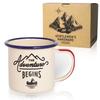 Hardware HARDWARE Enamel Mug Sierra Cup Outdoor Camping Car Cafe Gentleman's GENTLEMEN'S [Official Import]