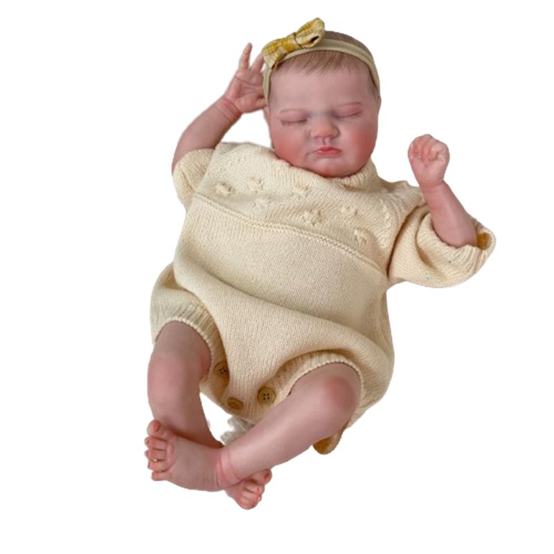 

Симуляция 50 см Кукла Реборн Малыш Компаньон для купания Реалистичные Игрушки Реалистичный Подарок Детям