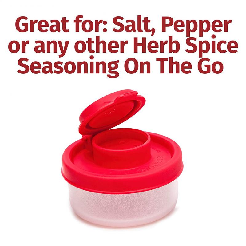 1~10 BUC Camping Picnic Călătorie Cu Capac Ustensilă de Bucătărie Distribuitor Condimente Exterior Mini Cutie de Prânz Borcan Portabil Sare și Piper