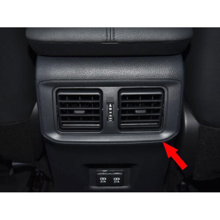 For Toyota RAV4 - Back Row Air Outlet Vent Cover Trim Wood Grain 1PCS