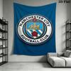 Manchester City Football Club Crest Bedding 1 Duvet Cover 2 Pillowcase Without Core Soft And Comfortable Christmas Birthday Gift Bedding Set