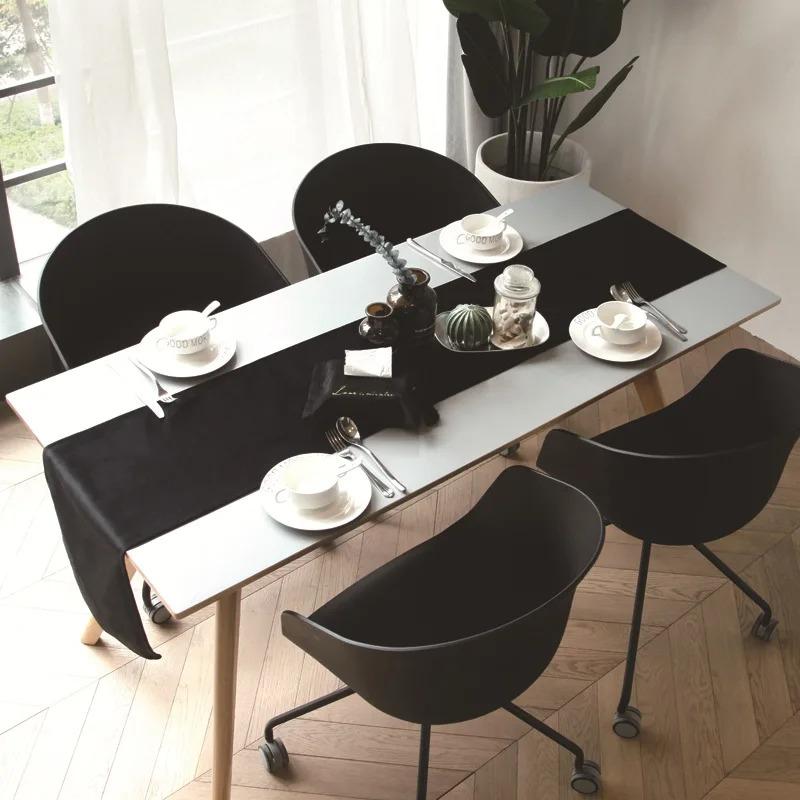 

1Pc European Table Runner Luxury Long Tablecloth Easy To Clean And Quick-drying Breathable Table Mat Coffee Table Flag 32x180cm