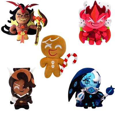 25cm Plyšová hračka Cookie Run Kingdom Herní postavy Anime Kreslená Plněná panenka Stín Mléčný sušenka Plyšák Merch Měkká herní hračka Dárek