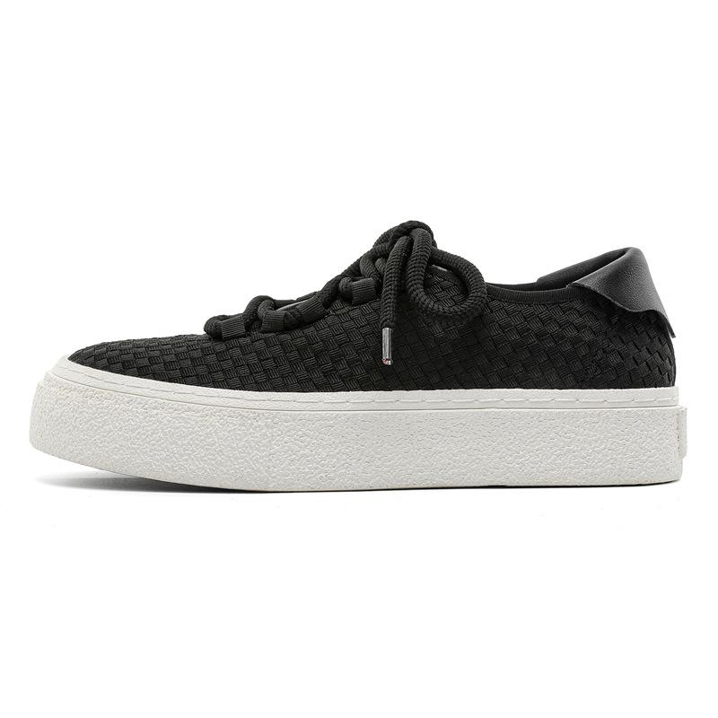 New Low-top Niche Woven Breathable Platform Men's Shoes Trendy Sports and Leisure Board Shoes X315
