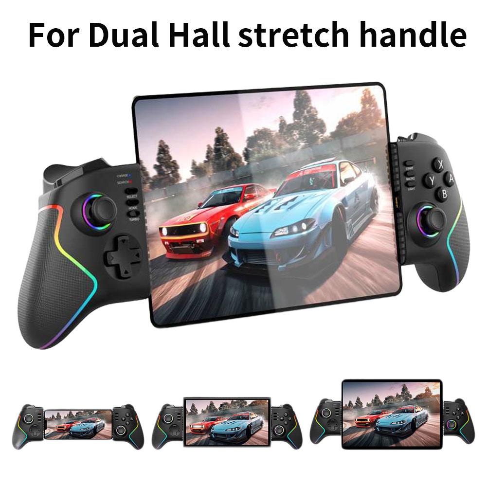 Wireless Stretchable Gamepad PG-9122 With RGB Hall Joysticks&Triggers Six-Axis Motion Control For IOS I0W2