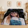 Fashion Aitana Spanish Singer Flannel Blanket Soft Warm Throw Blanket for Bedroom Living Room Bed Travel Camping Picnic Gift
