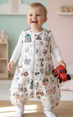 Baby Sleeping Bag with Legs, All Year Round, 1 TOG, Size S