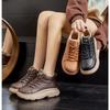 Winter Warm Women Sneakers Genuine Leather Thick Plush Snow Boots Thick Soled Height Increase Casual Shoes Women Ankle Boots