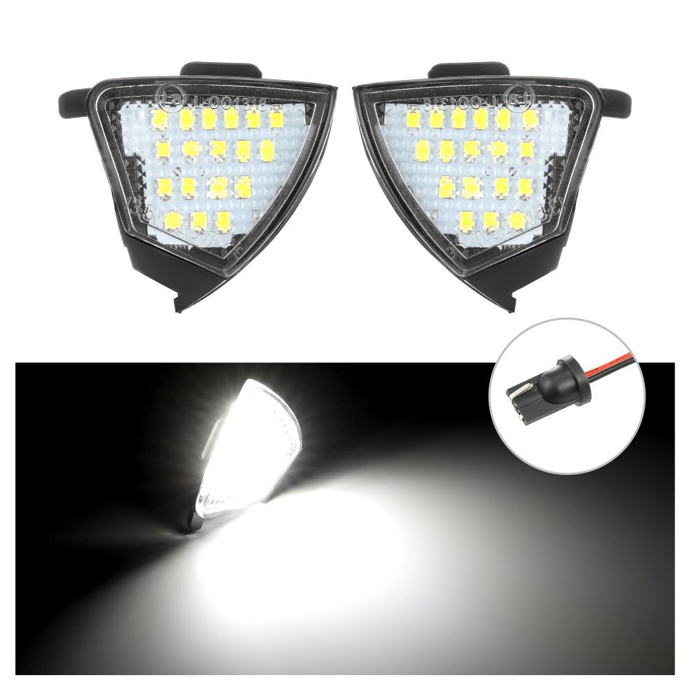 for Golf GTI R32 Sharan Touran LED Under Mirror Puddle Light For 2pcs Rearview Mirror Light LED Floor Light