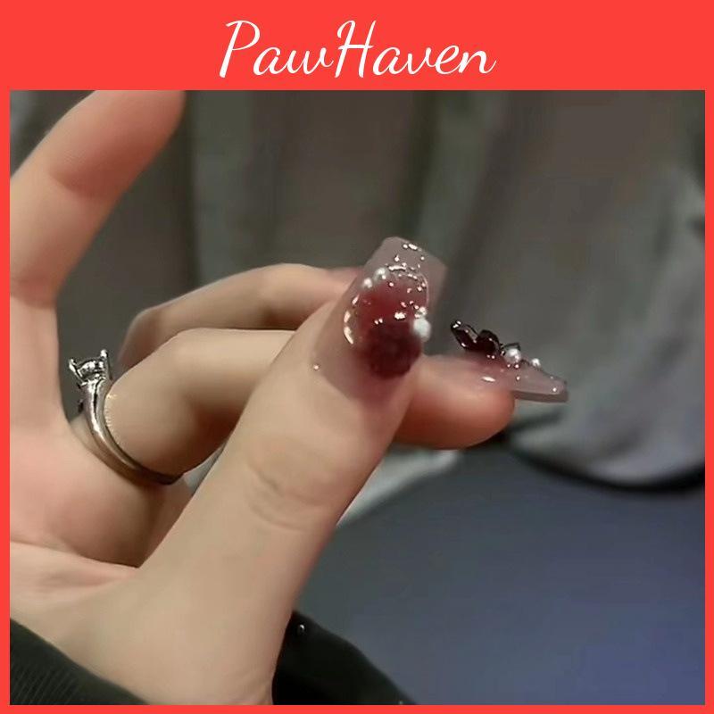 Wholesale Nail Wraps In Plum Jam Color Suitable For All Sizes Xs S M L