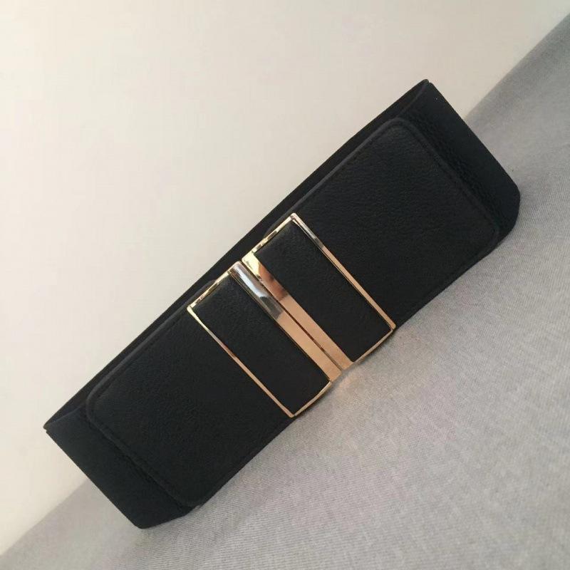 And Stylish Comfortable Black Elastic Waist Belt For Women Ideal For Dressy Wear Casual
